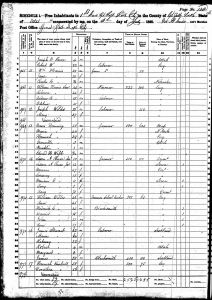 Chase, Sission Almadorus, 1860, Census, USA, Great Salt Lake City Ward 1, Great Salt Lake, Utah Territory
