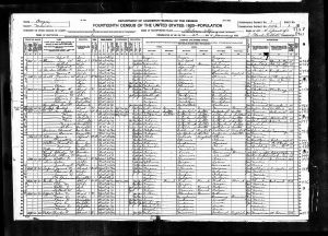 Luper, James Reah, 1920, Census, USA, Salem Ward 4, Marion, Oregon