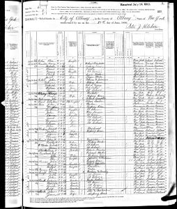 Goodman, Frederika, 1880, Census, USA, Albany, Albany, New York, USA