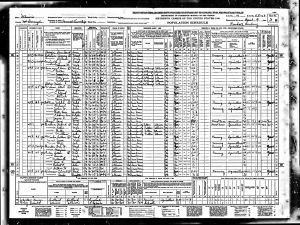 Dunbar, Carl H, 1940, Census, USA, Bardolph, McDonough, Illinois