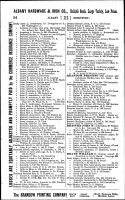 Albany City Directory, Bratt, 1893