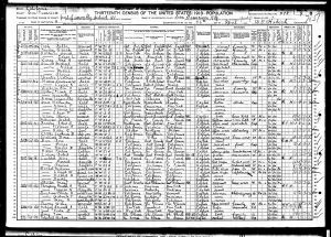 Schwabacher, Sarah, 1910, Census, USA, San Francisco Assembly District 41, San Francisco, California
