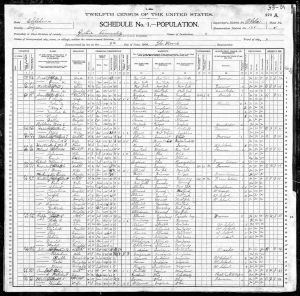 Census 1900 Guthrie, Logan, Oklahoma Year: 1900; Census Place: Guthrie, Logan, Oklahoma; Roll: 1339; Page: 5; Enumeration District: 0138