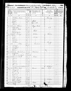 Bratt, Gerrit Teunis, 1850, Census, USA, Albany Ward 3, Albany, New York