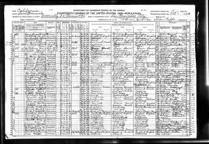 Smith, Harry Frances, 1920, Census, USA, San Francisco, California
