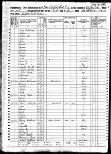 Woodmansee, Joseph, 1860, Census, USA, Great Salt Lake City Ward 14, Great Salt Lake, Utah Territory