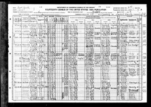 Balthasar, John N., 1920, Census, USA, Buffalo Ward 21, Erie, New York