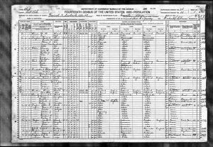 Hawkins, Riego, 1920, Census, USA, Precinct 7, Salt Lake, Utah