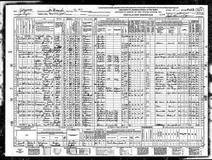 Renison, Ralph Leonard, 1940, Census, USA, San Fernando, Los Angeles, CA