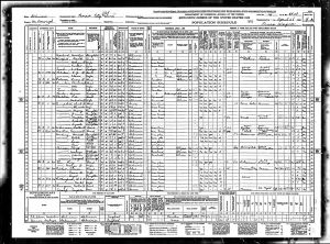 Rutherford, Walter Scott, 1940, Census, USA, Bardolph, McDonough, Illinois