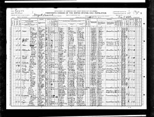 Owenby, James E, 1910, Census, USA, Tangent Pricinct, Linn Co., Oregon