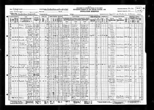 Smith, William Jasper, 1930, Census, USA, Fullerton, Orange, California
