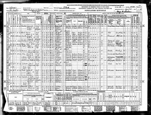 Smith, Harry Frances, 1940, Census, USA, Inglewood, Los Angeles, California