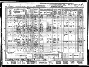 Sutherland, Alan Berkeley, 1940, Census, USA, Coronado, San Diego, California