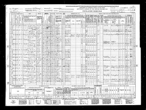 Census 1940 Tangent, Linn Co., Oregon USA Census