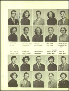 1951 - El Segundo Yearbook (Miki Cutter, Charlie Brokaw)