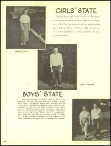 1951 - El Segundo Yearbook (Miki Cutter, Girls State Rep)
