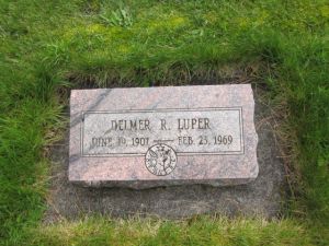 Luper, Delmer R - Headstone